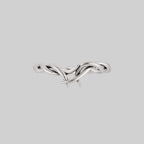 ABANDON. Intertwined Roots Ring - Silver