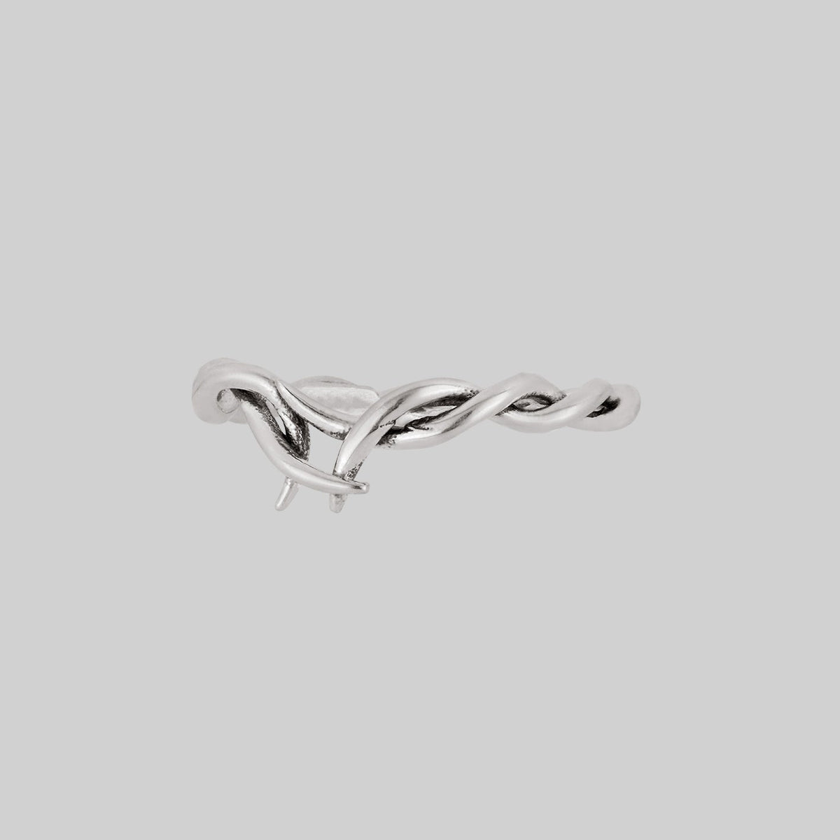 ABANDON. Intertwined Roots Ring - Silver