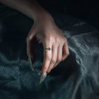 ABYSS. North Star Shell Ring - Silver