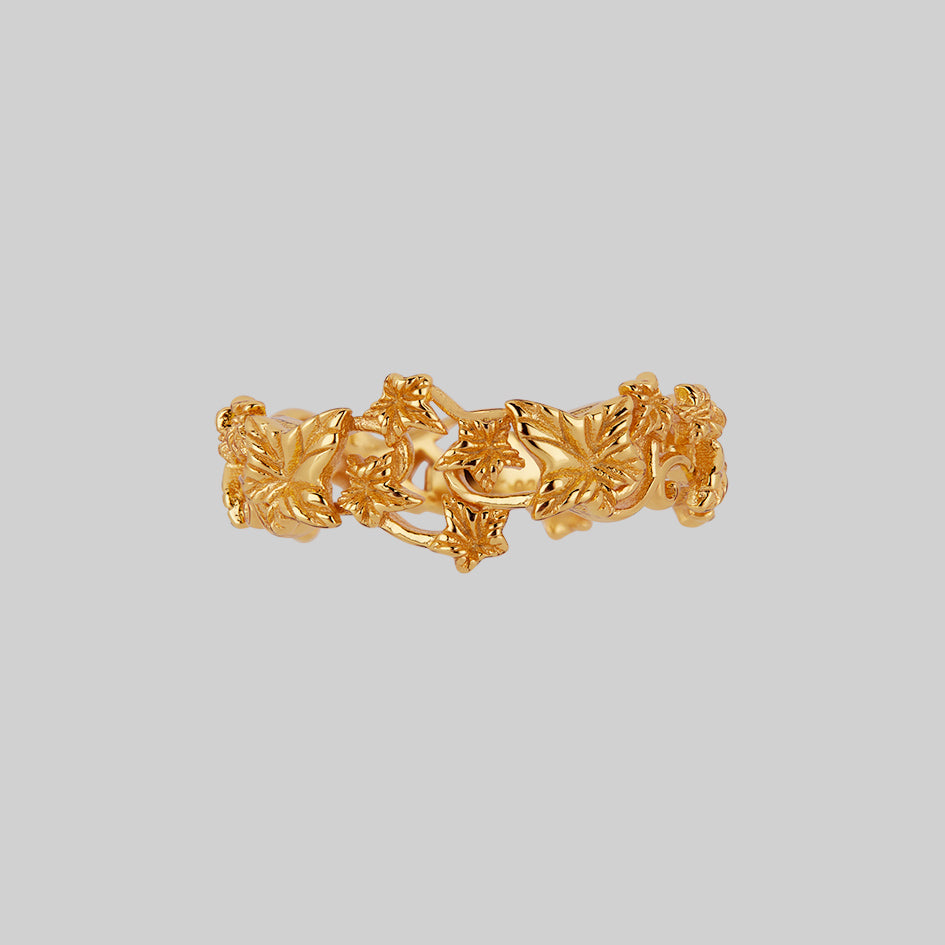 AELF. Climbing Ivy Band Ring - Gold