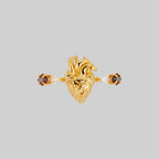 ALL MY HEART. Anatomical Heart Ring - Gold